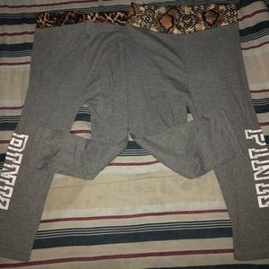 Two Pairs of victoria secret pink pants leggings
